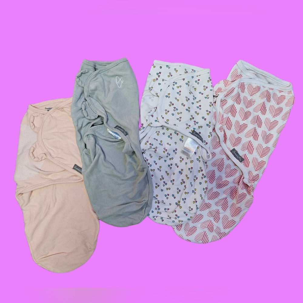 Four SwaddleMe Baby Swaddles